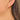 Push Back Stud Earring - brass - Stainless Steel Stud - 18k real gold plated brass -4.2gr -  MJ200460 - MinjuanRong