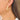 Push Back Stud Earring - Brass -  925 Sliver stud - Zircon - 18K Real Gold Plating - 8.3gr - MJ101269 - MinjuanRong