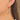 Push Back Stud Earring - Brass - Glass - 18k Real Gold Plating - 5.5gr - MJ103702 - MinjuanRong