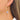 Push Back Stud Earring - Brass -  Natural Stone - Blue Apetite - 316 Stainless Steel Stud - 18K Real Gold Plating - 8.1gr - MJ102599 - MinjuanRong