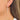 Huggie Hoop Wire Earring - Brass - 304stainless steel - 18K Real White Gold Plating - 2.4gr - MJ102504 - MinjuanRong