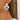 Push Back Stud Earring - Brass - Acrylic - 316 Stainles Steel Stud - 18K Real Gold Plating - 7.2gr - MJ900064