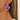 Push Back Stud Earring - Brass - Acrylic - 316 Stainless Steel Stud - 18K Real Gold Plating - 7.5gr - MJ900061