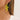 Push Back Stud Earring - Brass - Acrylic - 316 Stainless Steel Stud - 18K Real Gold Plating - 8.8gr - MJ900146