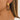 Push Back Stud Earring - Acrylic - Stainless Steel - 316 Stainless Steel Stud - Gold Tone Vacuum Plating - 7.1gr - MJ900338