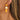 Push Back Stud Earring - Brass - Acrylic - 316 Stainless Steel Stud - 18K Real Gold Plating - 7.4gr - MJ900104
