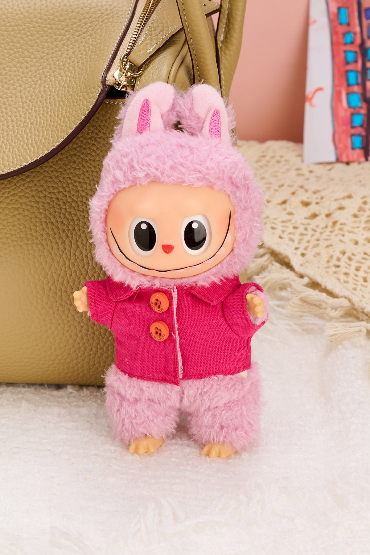 LABUBU DOLL CLOTHE - LABUBU COSTUME - PETPolyethylene Terephthalate - 9 ...