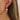 Wire Hook Earring - Brass - Zircon Glass Crystal - 18K Real Gold Plated - Gold Tone  Plated - KC Gold Tone Plating - 8.7gr - MJ900454