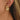 Push Back Stud Earring - Alloy - 925 Silver Stud - Crystal - KC Gold Tone Plating - 9.8gr - MJ900291