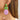 Push Back Stud Earring - Iron - Raffia Grass - Iron Stud - KC Gold Tone Plating - Green - 14.2gr - MJ104461