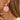 Push Back Stud Earring - Brass - Acrylic - 316 Stainless Steel Stud - 18K Real Gold Plating - 7.7gr - MJ104323