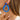 Push Back Stud Earring - Iron - Raffia Grass - Iron Stud - KC Gold Tone Plating - Blue - 10gr - MJ104466