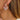 Push Back Stud Earring - Brass - Acrylic - 316stainless steel stud - 18k real gold plating - 7.6g - MJ106289