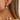 Huggie Hoop Wire Earring - Brass - Cubic zircon - 18K Real Gold Plating - 5gr - MJ104437