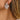 Push Back Stud Earring - Brass - Acrylic - 316stainless steel stud - 18k real gold plating - 6.3g - MJ106291