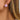 Push Back Stud Earring - Alloy - Rhinestone - 925 silver stud - plating Gold - 8g. - MJ106389