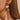 Push Back Stud Earring - Brass - Walnut Wood - 18k real gold plated - 9.3g. - MJ900766