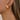Push Back Stud Earring - Stainless Steel - Cubic  Zircon - Vacuum Real Gold Plating - 10.3gr - MJ105647