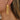 Push Back Stud Earring - Brass - Stainless Steel - Cubic Zircon - 18K Real Gold Plated Brass - 11.9gr - MJ105808