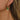 Huggie Hoop Wire Earring - Brass - Handmade Glass - Natural pearl - 18K Real Gold Plating - 10.7gr - MJ900001