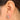 Push Back Stud Earring - Brass - 316 Stainless Steel Stud - 18k real white gold plated brass - 3.7gr - MJ102110 - MinjuanRong