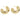Push Back Stud Earring - Brass - 316 Stainless Steel Stud - 18k real gold plating - 11.8gr - MJ102919 - MinjuanRong