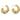 Push Back Stud Earring - Brass - 316 Stainless Steel Stud - 18K Real Gold Plating - 10.3gr - MJ102923 - MinjuanRong