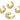 Push Back Stud Earring - Brass - 316 Stainless Steel Stud - 18K Real Gold Plating - 10.3gr - MJ102923 - MinjuanRong