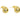 Push Back Stud Earring - Brass - 925 Silver Stud - 18k real gold plating - 9.4gr - MJ102917 - MinjuanRong