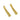 Push Back Stud Earring - Brass - Silver Stud - 18k Real Gold Plating - 14.2gr - MJ101567 - MinjuanRong