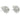 Push Back Stud Earring - Brass - 316 stainless steel stud - 18k real white gold plating - 15.5gr - MJ102827 - MinjuanRong