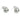 Push Back Stud Earring - Brass - 925 Silver Stud - 18k real white gold plating - 9.4gr - MJ102918 - MinjuanRong