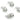 Push Back Stud Earring - Brass - 925 Silver Stud - 18k real white gold plating - 9.4gr - MJ102918 - MinjuanRong