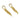 Push Back Stud Earring - Brass - Silver Stud - Cubic Zircon - 18k Real Gold Plating - 10.3gr - MJ101173 - MinjuanRong