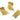 Push Back Stud Earring - Brass - Silver Stud - 18k Real Gold Plating - 8.5gr - MJ101169 - MinjuanRong