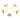 Push Back Stud Earring - Brass -  Imitation Silver Stud - Cubic Zircon - 18K Real Gold Plating - 1.2gr - MJ102879 - MinjuanRong