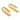 Push Back Stud Earring - Brass - Silver Stud - 18k Real Gold Plating - 12.7gr. - MJ101158 - MinjuanRong