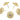 Push Back Stud Earring -Brass - Cubic Zircon - Brass Stud - 18K Real Gold Plating - 8.3gr - MJ101057 - MinjuanRong