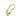 Push Back Stud Earring - Brass  - 925 silver stud - 14k real gold plating - 3.4gr - MJ102892 - MinjuanRong