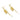 Push Back Stud Earring - Brass - 18k Real Gold Plating - 6.1gr - MJ101177 - MinjuanRong