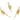 Push Back Stud Earring - Brass - 18k Real Gold Plating - 6.1gr - MJ101177 - MinjuanRong
