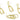 Push Back Stud Earring - Brass - 925 silver Stud - 14k real gold plating - 10.1gr - MJ102949 - MinjuanRong