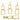 Push Back Stud Earring - Brass - 316 Stainless Steel Stud - 18K Real Gold Plating - 11.5gr - MJ104052 - MinjuanRong