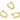 English Lock Earring - Brass - 18k Real Gold Plating - 3.8gr - MJ101185 - MinjuanRong