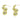 Push Back Stud Earring - Brass - Imitation Silver Stud - 14k Real Gold Plating - 9.1gr - MJ103052 - MinjuanRong