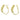 Clasp Back Earrings - Brass - Imitation Silver Stud - 14k Real Gold Plating - 7.3gr - MJ103091 - MinjuanRong