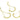 Push Back Stud Earring - Brass - 316 stainless steel stud - 18K Real Gold Plating - 7.5gr - MJ101333 - MinjuanRong
