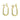 Push Back Stud Earring - Brass - 925 Silver Stud - 14k Real Gold Plating - 4.5gr - MJ103038 - MinjuanRong