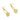 Push Back Stud Earring - Brass - 316 stainless steel stud - 18K Real Gold Plating - 6.1gr&nbsp; -MJ101327 - MinjuanRong
