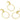 Push Back Stud Earring - Brass - 316 stainless steel stud&nbsp; -18K Real Gold Plating - 3.7gr - MJ101325 - MinjuanRong